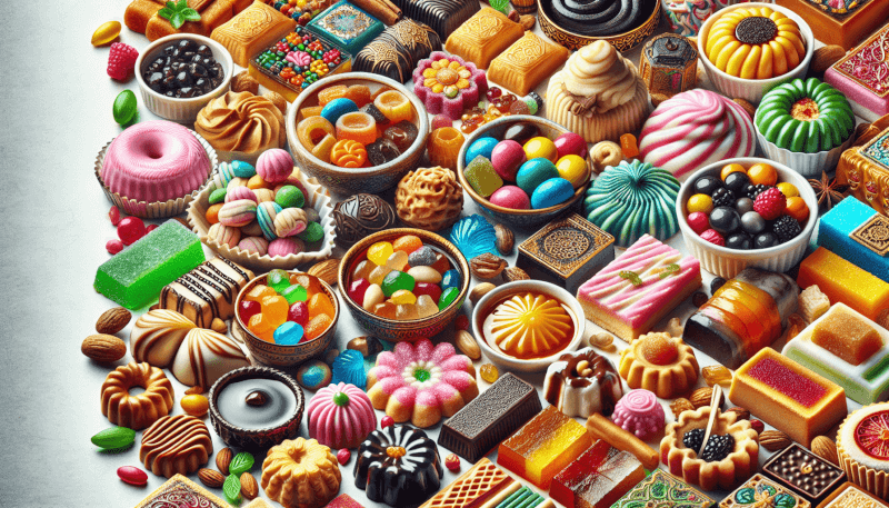 different kinds of sweets